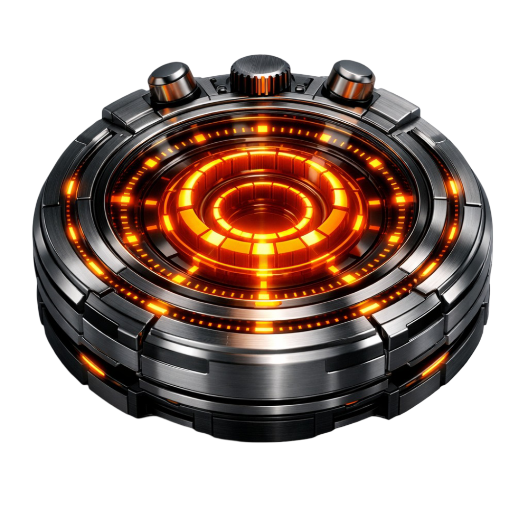 Relógio futurista representando site rápido otimizado para tráfego pago